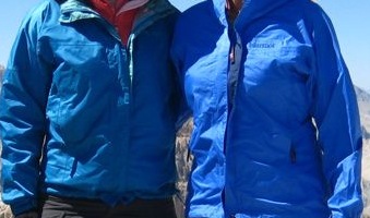 Showing off our Marmot Jackets!