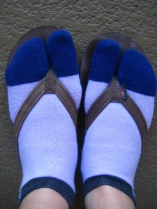 toe socks for flip flops