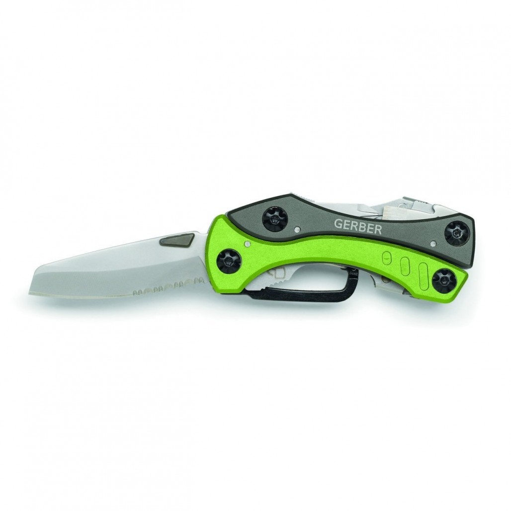 Gerber Crucial Serrated and Straight Edge Knife Hiking Lady